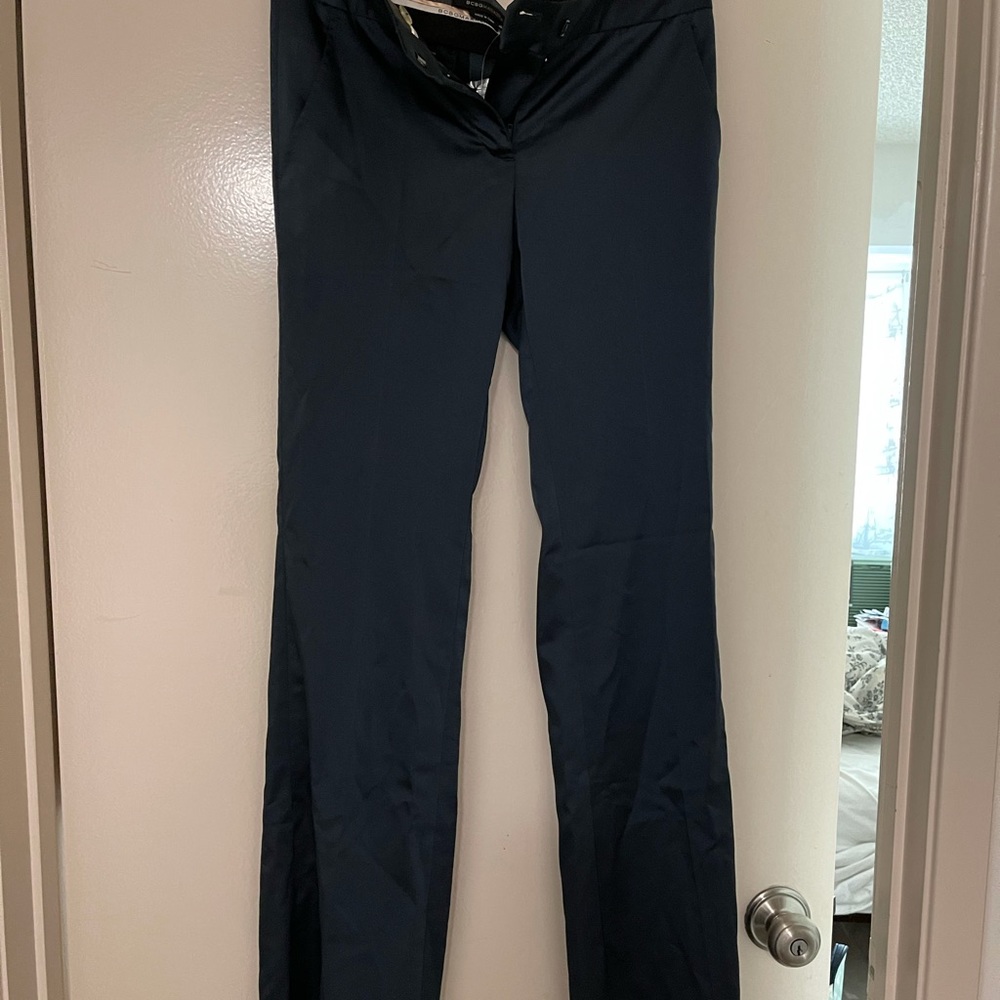 Satin BcBG pants.
